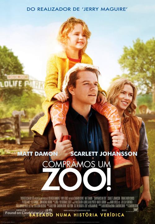 We Bought a Zoo - Portuguese Movie Poster