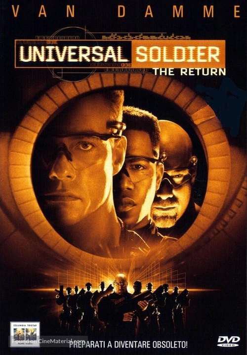 Universal Soldier: The Return - Italian DVD movie cover