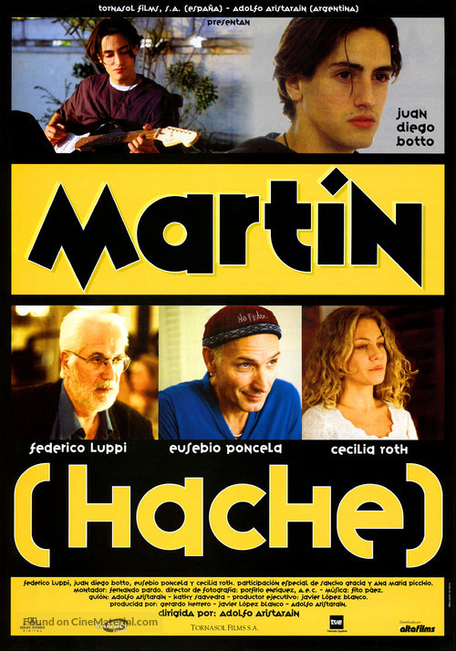 Mart&iacute;n (Hache) - Spanish Movie Poster