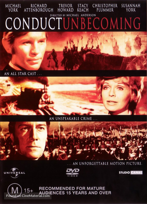 Conduct Unbecoming - Australian DVD movie cover