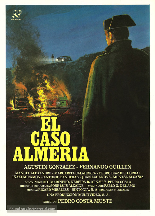 El caso Almer&iacute;a - Spanish Movie Poster