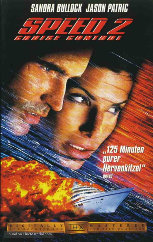 Speed 2: Cruise Control - German VHS movie cover