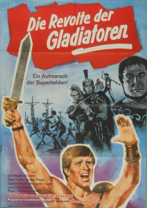 Dieci gladiatori, I - German Movie Poster