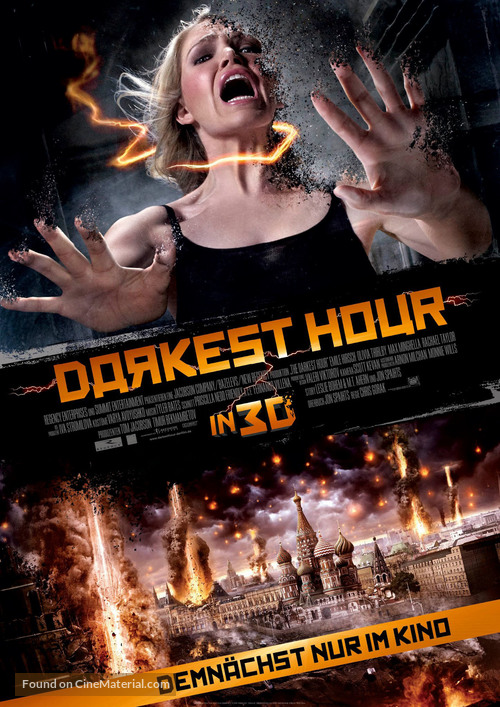 The Darkest Hour - German Movie Poster