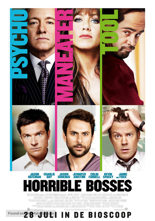 Horrible Bosses - Dutch Movie Poster