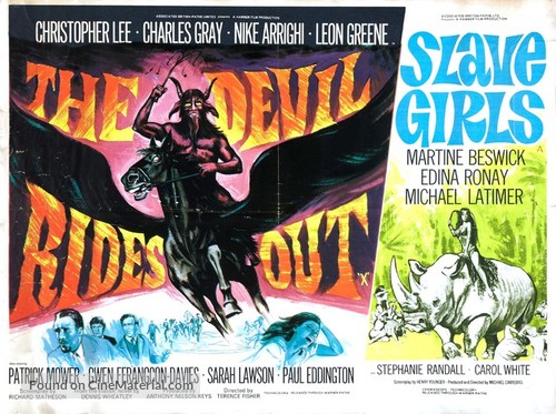 The Devil Rides Out - British Combo movie poster