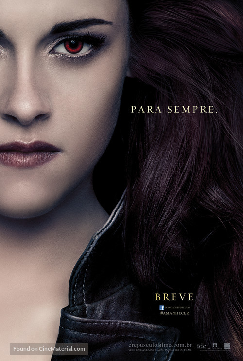 The Twilight Saga: Breaking Dawn - Part 2 - Brazilian Movie Poster