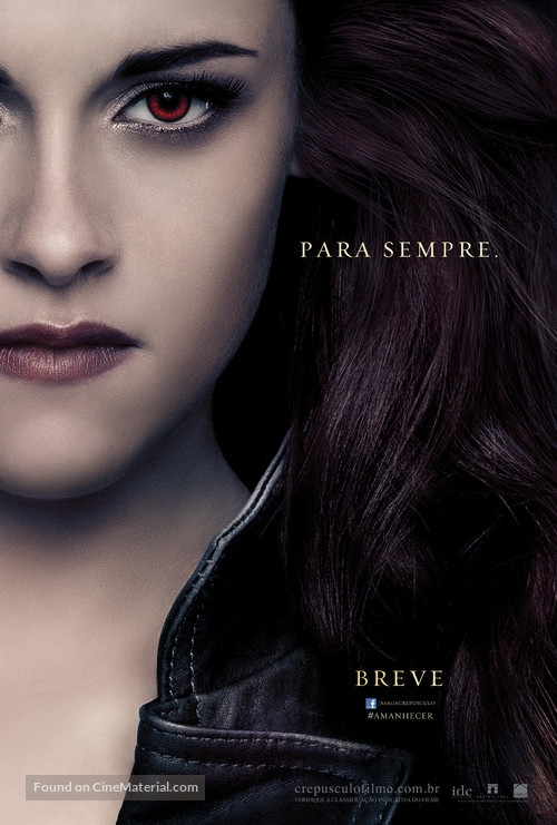 The Twilight Saga: Breaking Dawn - Part 2 - Brazilian Movie Poster