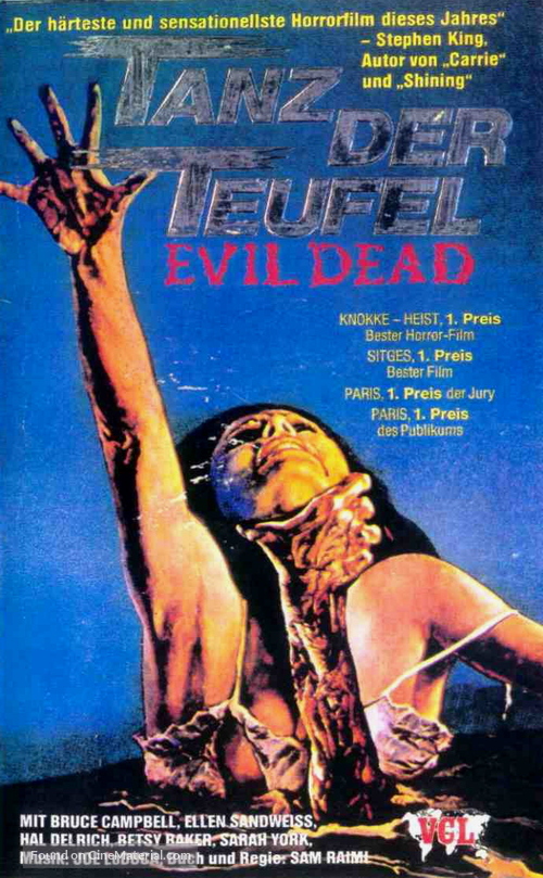 The Evil Dead - German Movie Cover