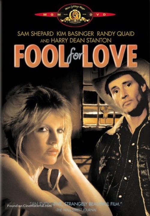 Fool for Love - DVD movie cover