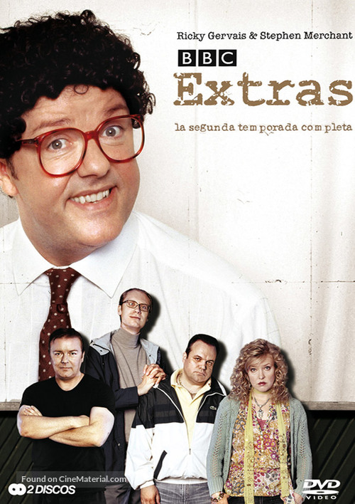 &quot;Extras&quot; - Spanish DVD movie cover