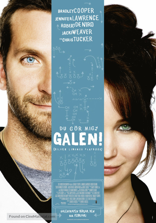 Silver Linings Playbook - Swedish Movie Poster