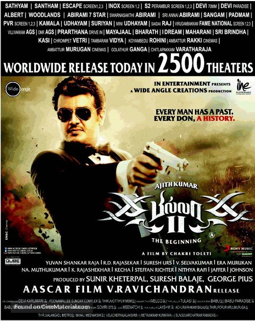 Billa 2 - Indian Movie Poster