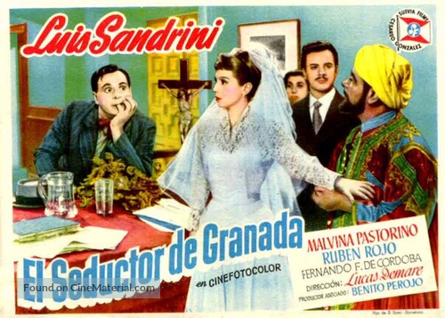 El seductor de Granada - Spanish Movie Poster