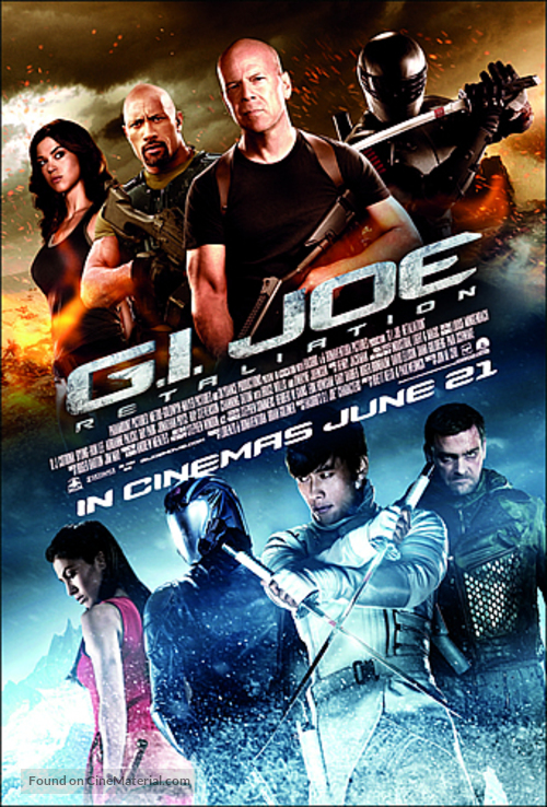 G.I. Joe: Retaliation - Singaporean Movie Poster