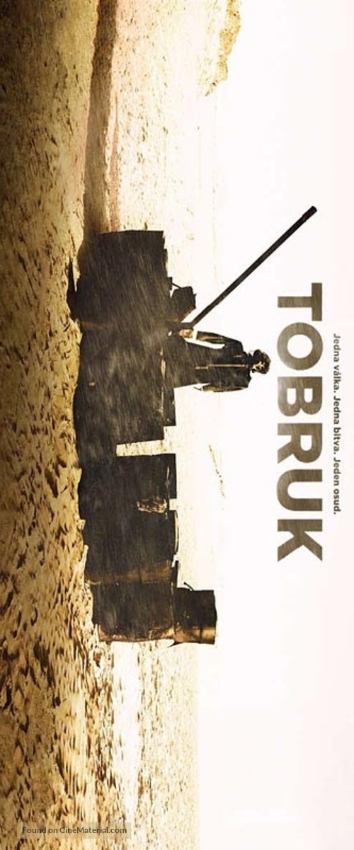 Tobruk - Czech poster