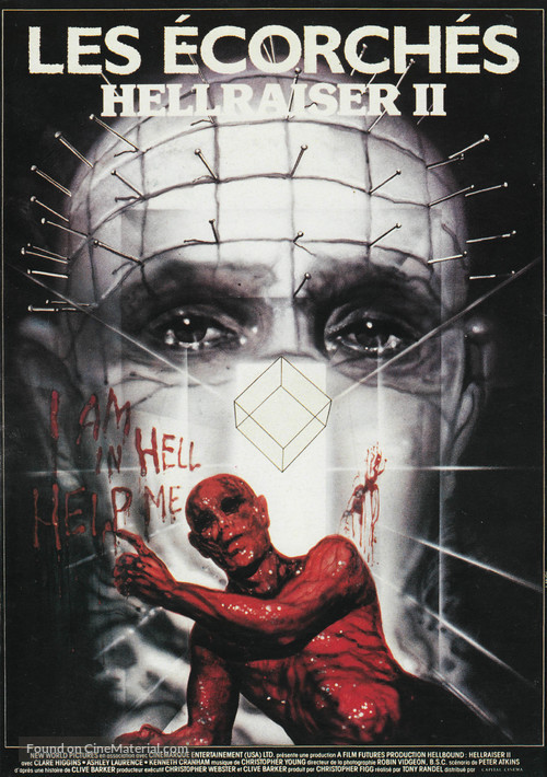 Hellbound: Hellraiser II - French Movie Poster