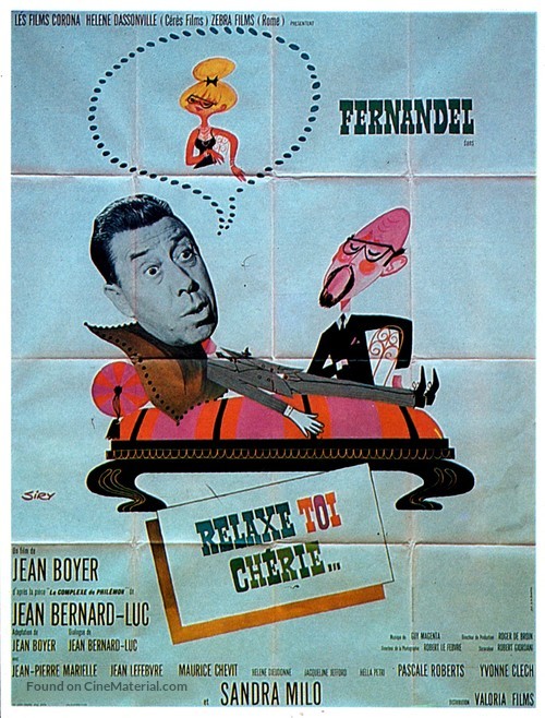Relaxe-toi ch&eacute;rie - French Movie Poster