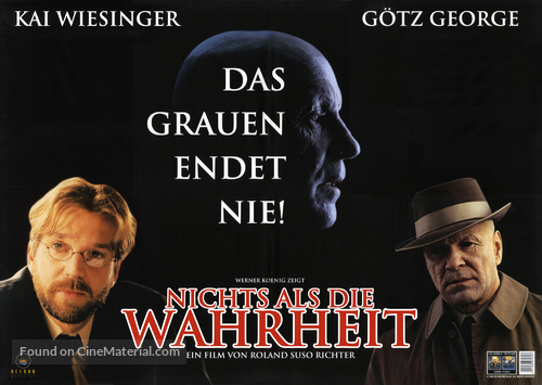 Nichts als die Wahrheit - German Movie Poster