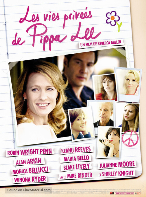 The Private Lives of Pippa Lee - French Movie Poster