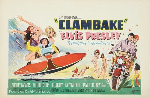 Clambake - Belgian Movie Poster