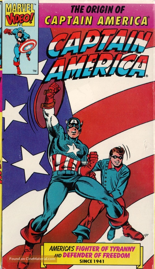 &quot;Captain America&quot; - VHS movie cover