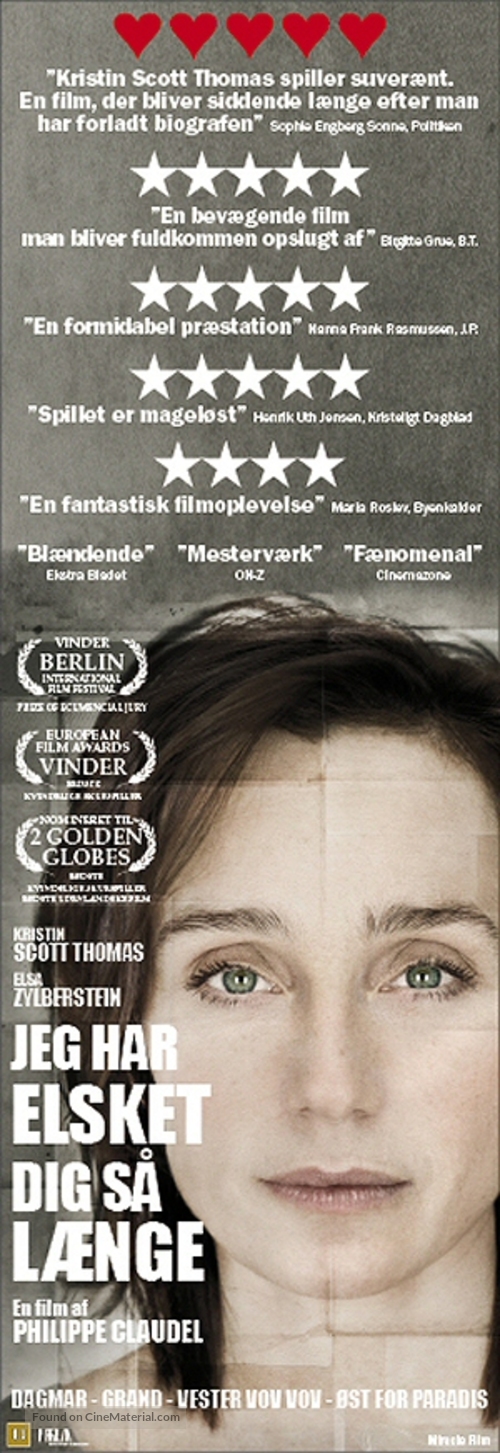 Il y a longtemps que je t&#039;aime - Danish Movie Poster