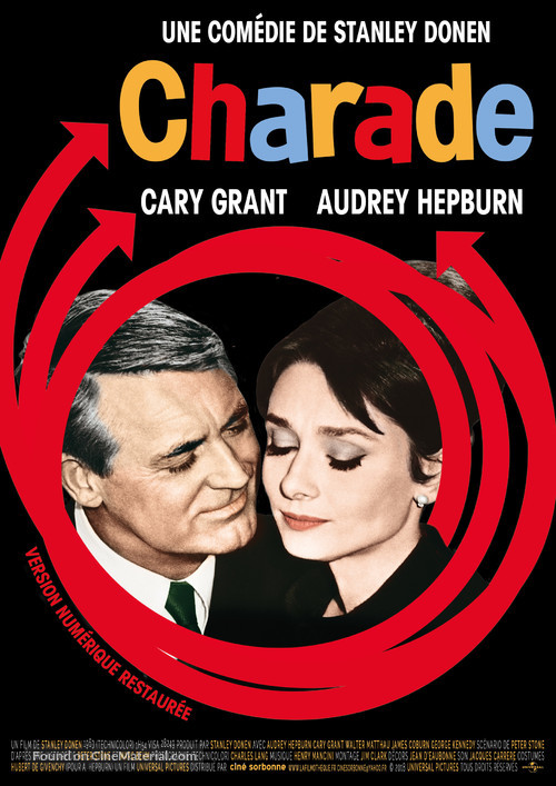 Charade - French Re-release movie poster