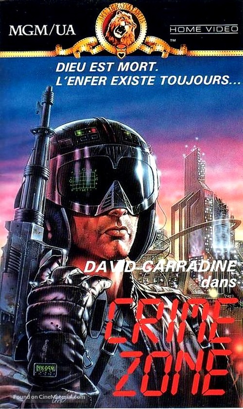 Crime Zone - French VHS movie cover