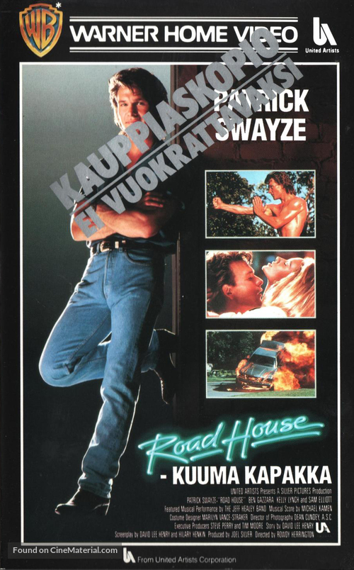 Road House - Finnish VHS movie cover