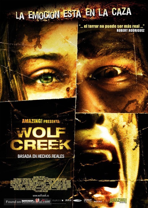 Wolf Creek - Spanish Movie Poster