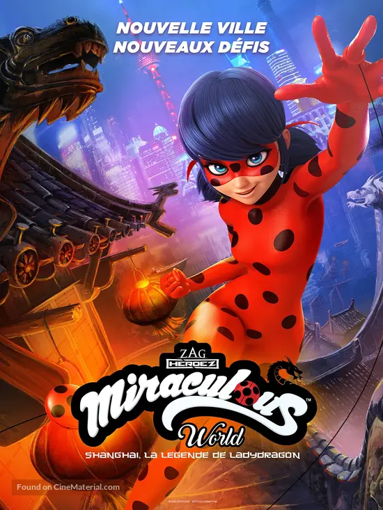 &quot;Miraculous: Tales of Ladybug &amp; Cat Noir&quot; - French Movie Poster