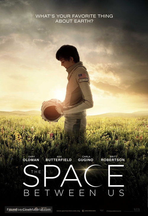 The Space Between Us - Malaysian Movie Poster