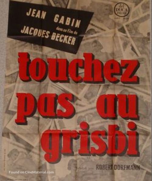 Touchez pas au grisbi - French Movie Poster