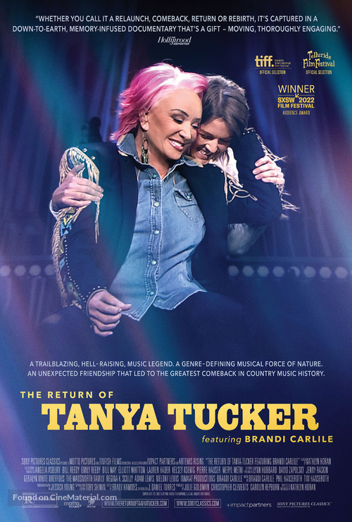 The Return of Tanya Tucker: Featuring Brandi Carlile - Movie Poster