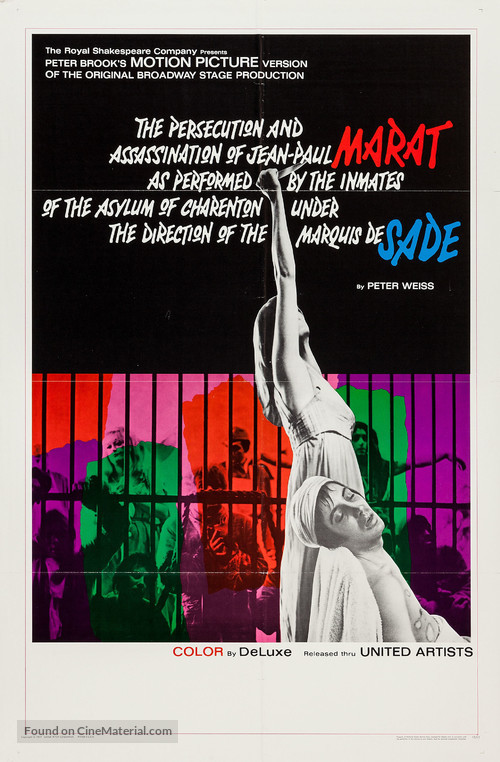 Marat/Sade - Movie Poster
