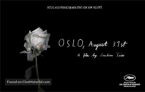 Oslo, 31. august - Movie Poster