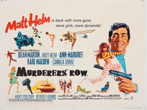 Murderers&#039; Row - British Movie Poster