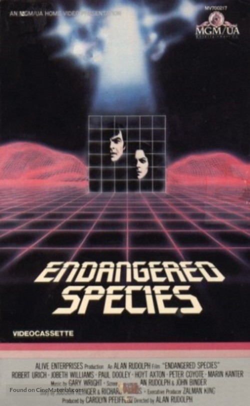 Endangered Species - VHS movie cover