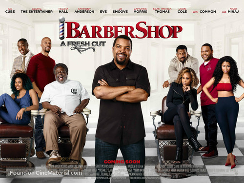 Barbershop: The Next Cut - British Movie Poster