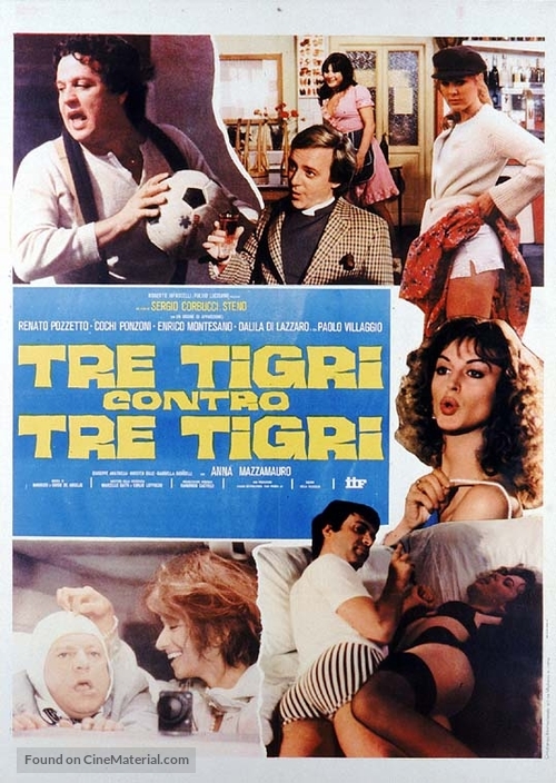 Tre tigri contro tre tigri - Italian Movie Poster