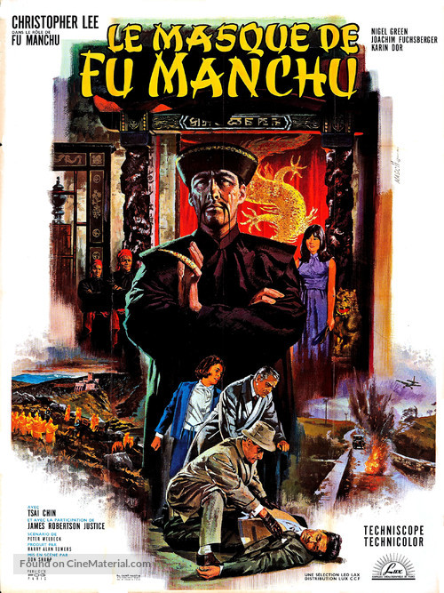 The Face of Fu Manchu - French Movie Poster