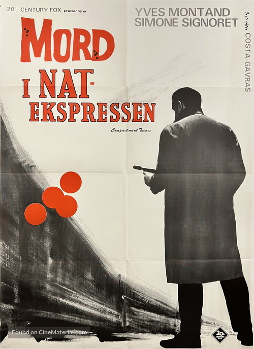 Compartiment tueurs - Danish Movie Poster
