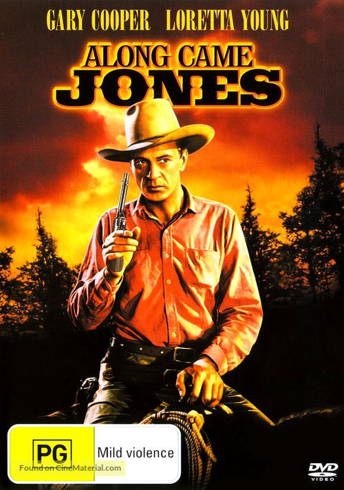 Along Came Jones - Australian DVD movie cover