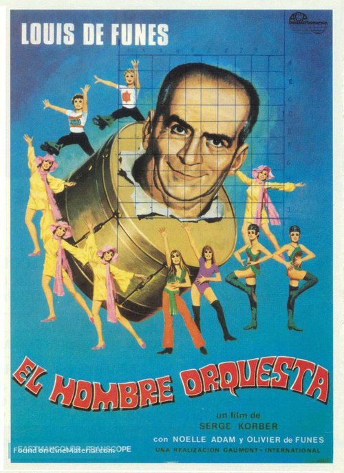L&#039;homme orchestre - Spanish Movie Poster