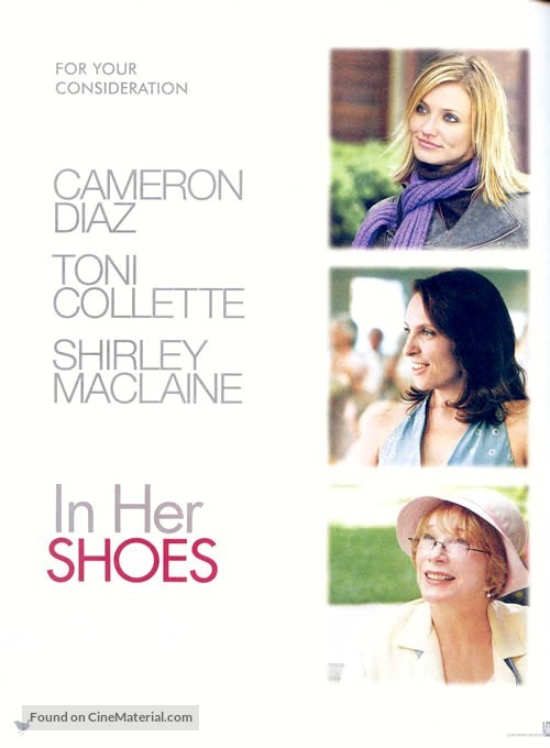 In Her Shoes - DVD movie cover