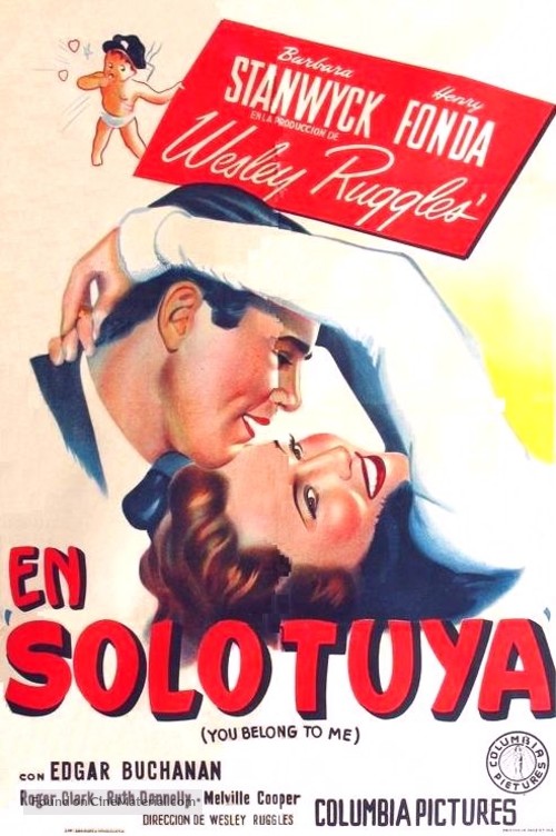 You Belong to Me - Argentinian Movie Poster