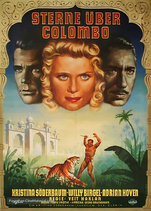 Sterne &uuml;ber Colombo - German Movie Poster