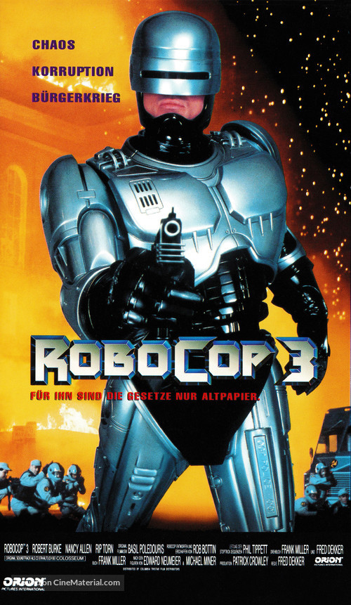 RoboCop 3 - German Movie Cover