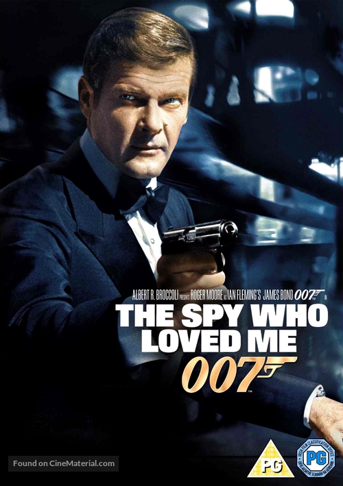 The Spy Who Loved Me - British DVD movie cover